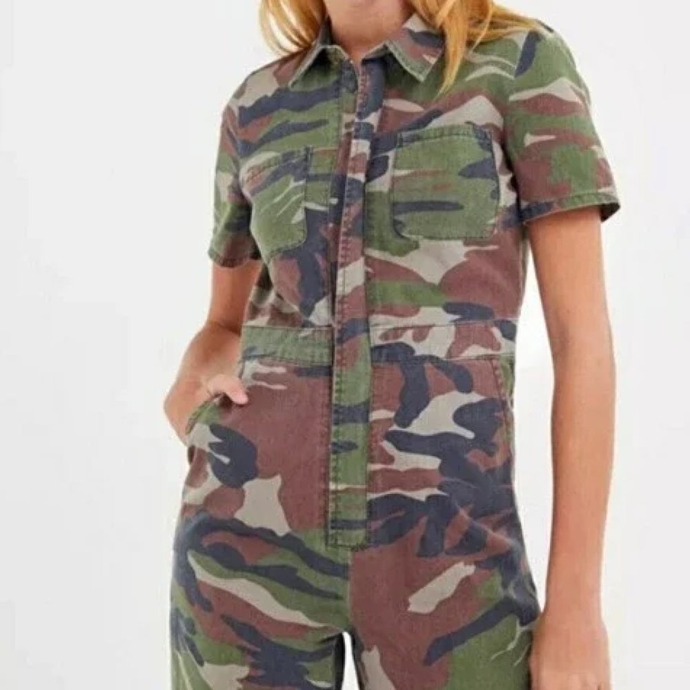 Urban Outfitters BDG Camouflage Jumpsuit